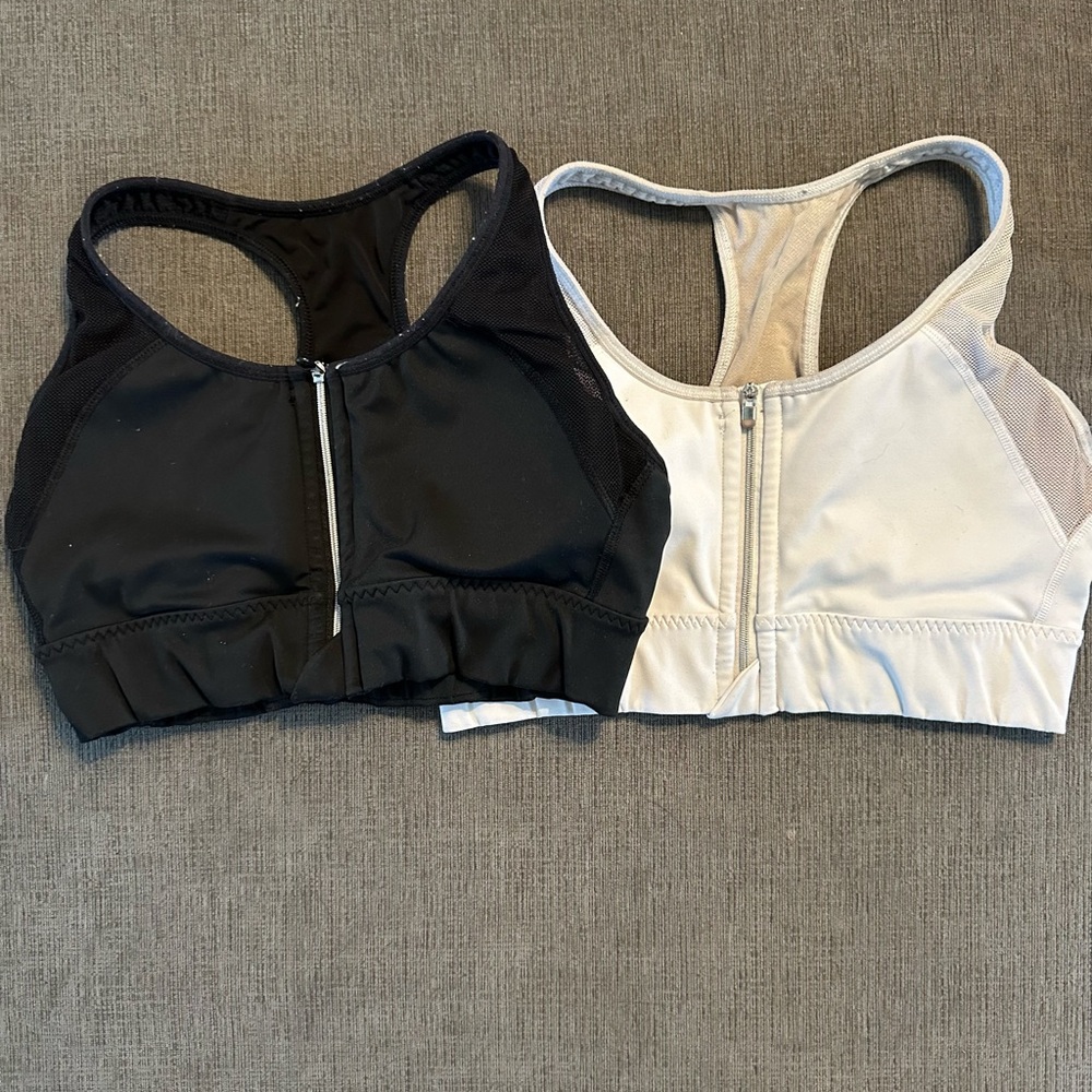 Athleta Ultimate Zip Front Bra A-C